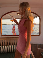 lucille nyc red dress Eloise Corset Dress