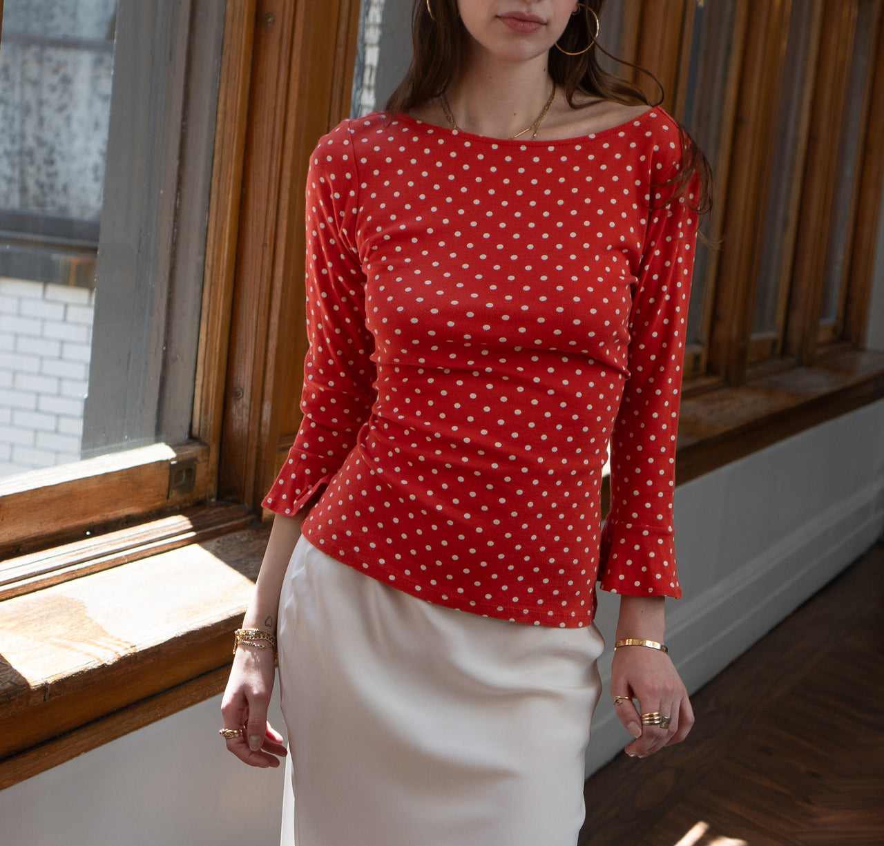 Ralph Lauren Polka Dot Top