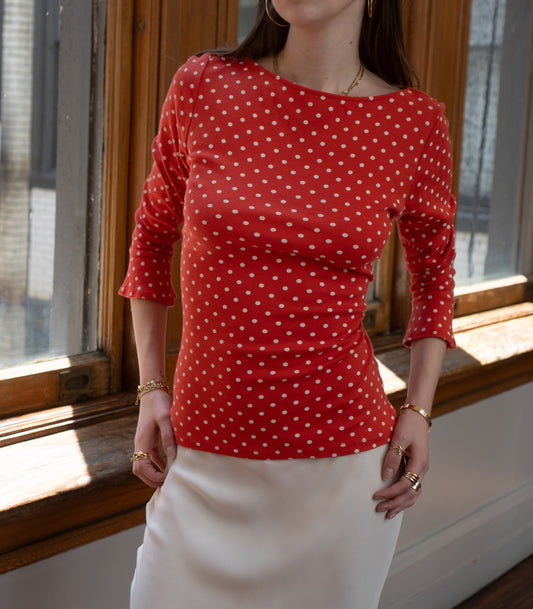 Ralph Lauren Polka Dot Top