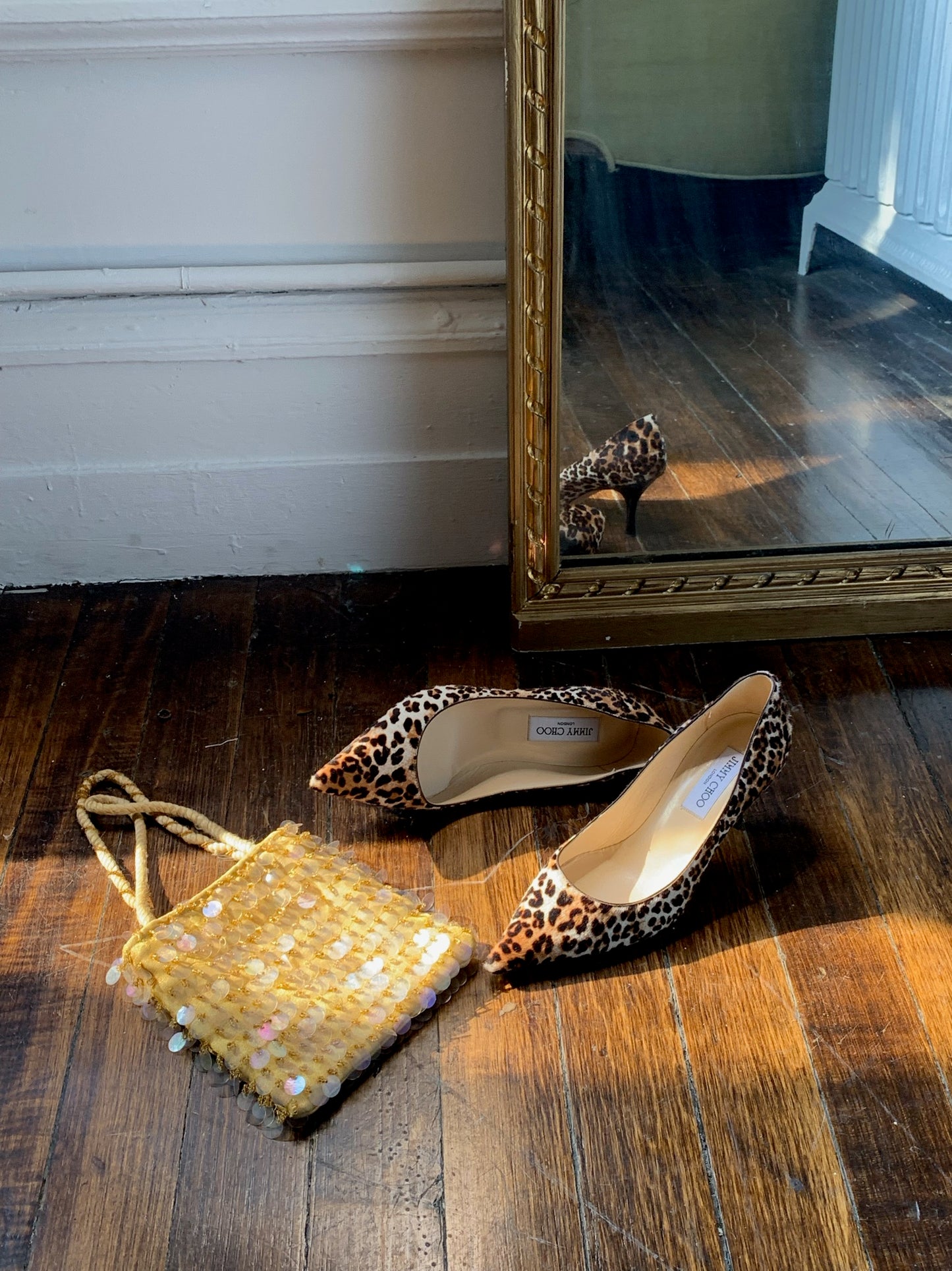 Jimmy Choo Leopard Pumps size 8.5