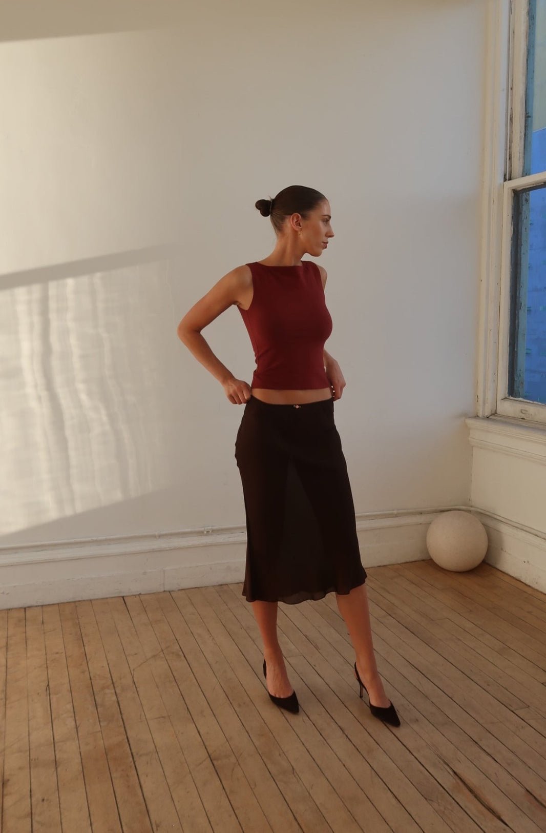 Lucille Tulip Hem Leggings Skirt