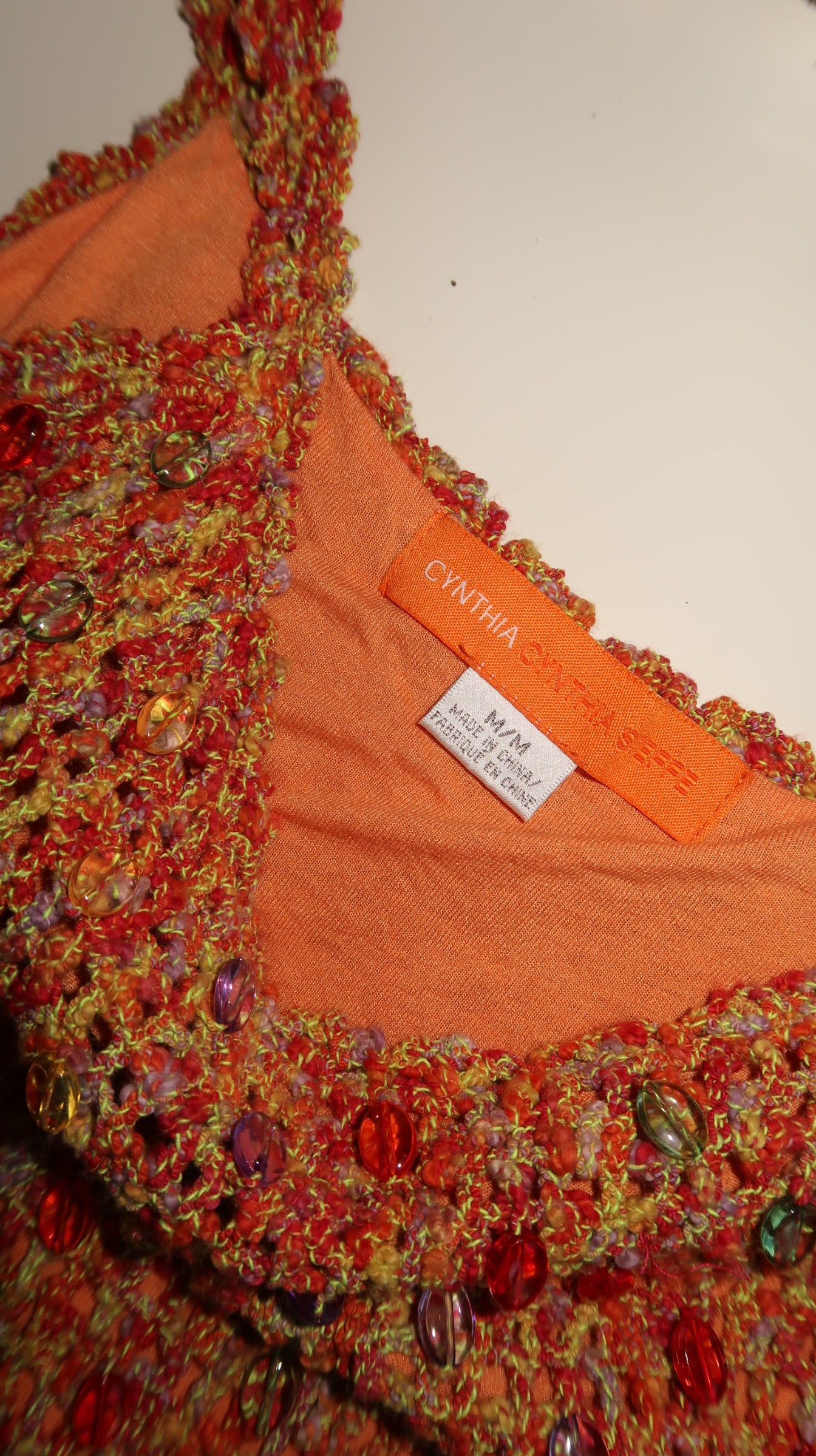 Beaded Knit Top