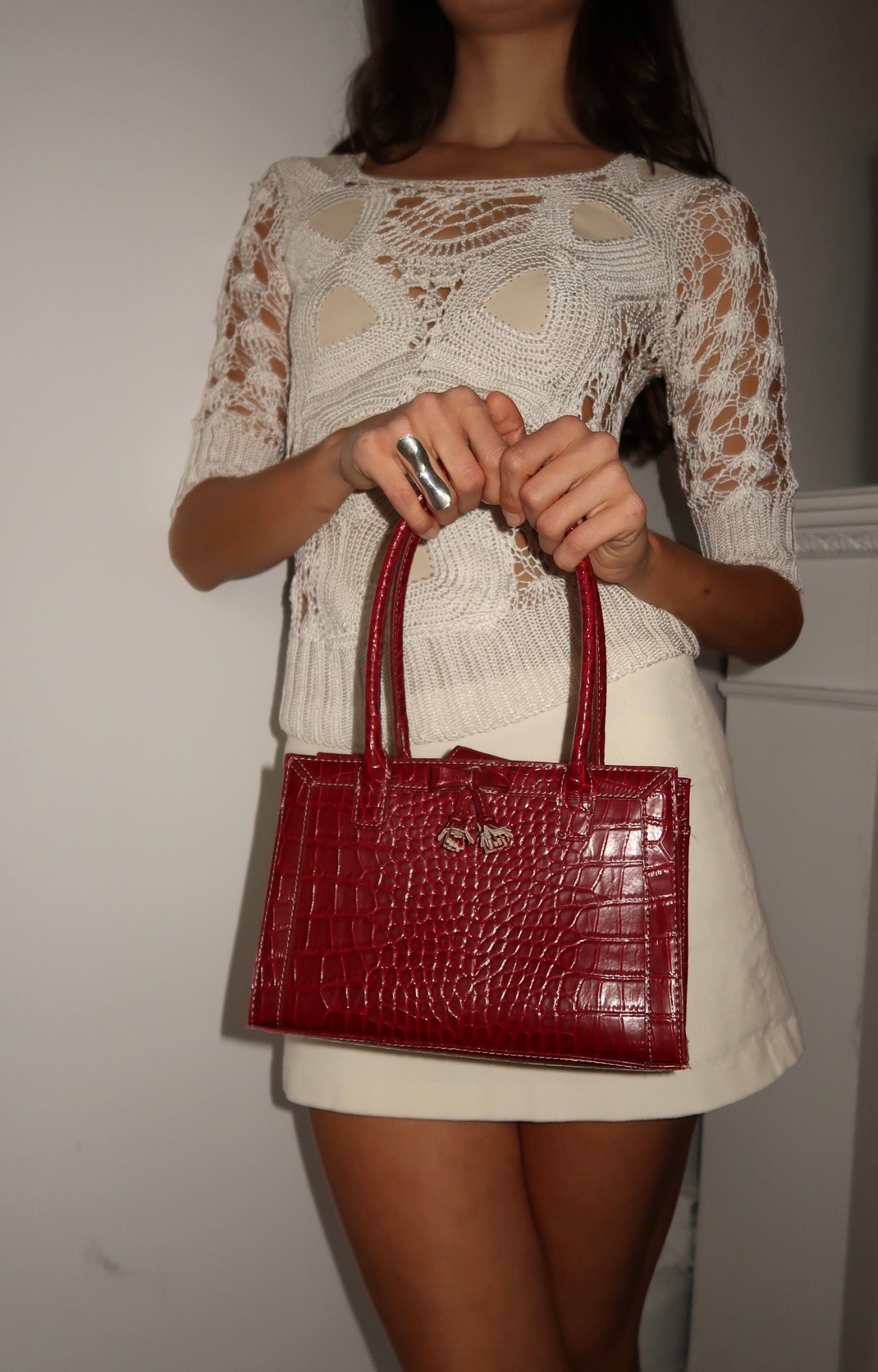 Red Shoulder Bag