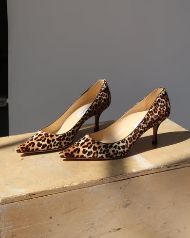 Jimmy Choo Leopard Pumps size 8.5 – Lucille display picture 1