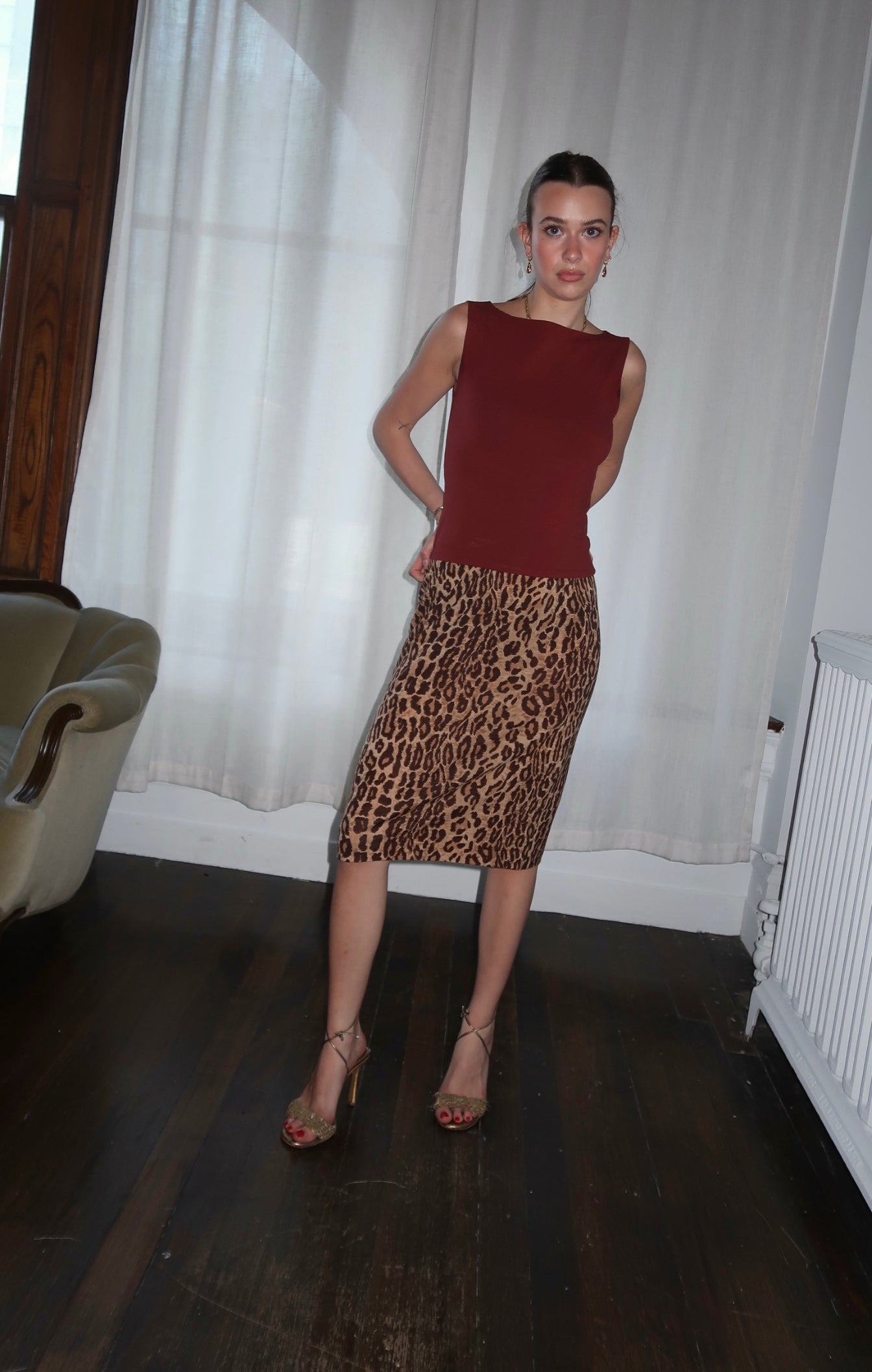 D&G Leopard Skirt