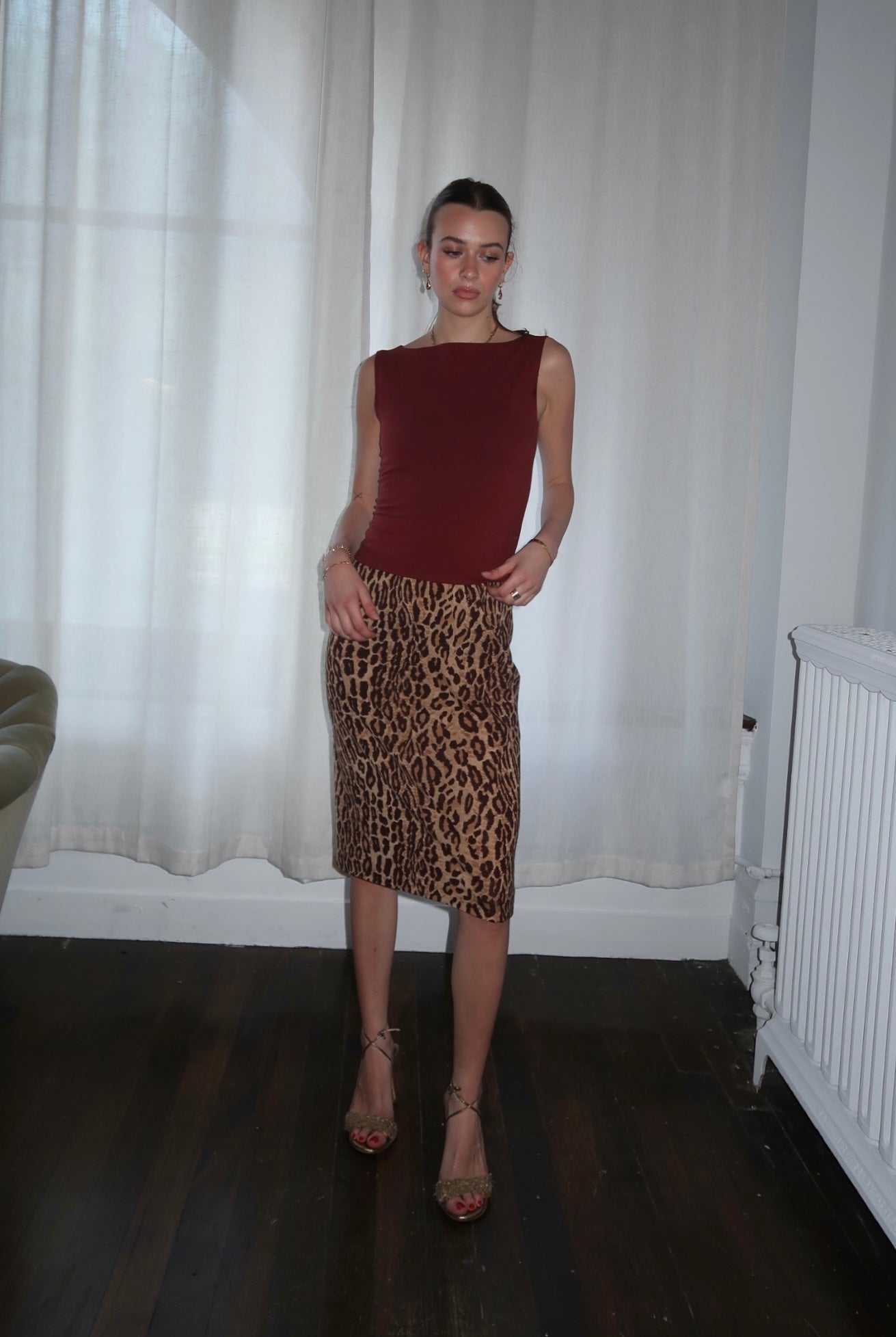 D&G Leopard Skirt